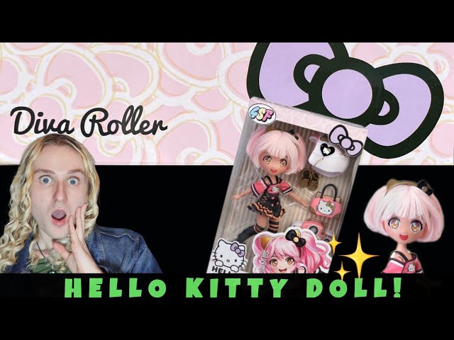 Vídeo relacionado con 4SF - Hello Kitty Golden Diva Roller, Muñeca Fashion Japonesa Patinadora, Figura de 19,5 cm con 15 Puntos de Articulación, Incluye Casco, Bolso, Equipo de Música y Botines, Famosa (HKTF1000)