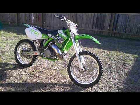 KX 250 1999 Kawasaki Motocross Walk Around and Test Drive FMF Gnarly, Wiseco Forged Piston & Crank