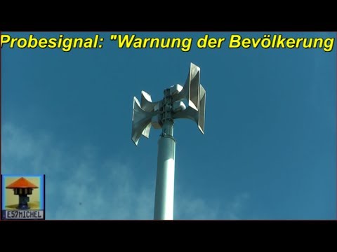 Sirenenprobe Kreis Groß-Gerau 2018: Neuinstallation elektronische Hochleistungssirene