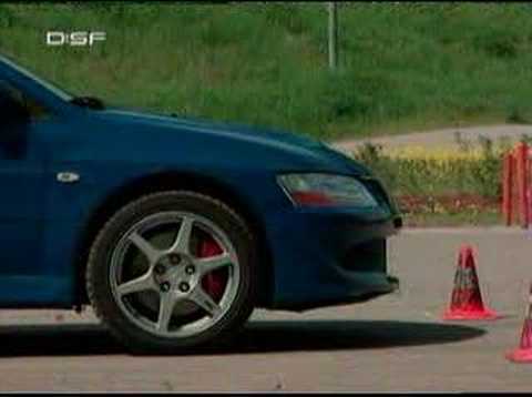 Tracktest mit dem Mitsubishi Lancer Evolution 8