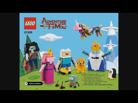 LEGO Ideas 21308 Adventure Time - instruction timelapse