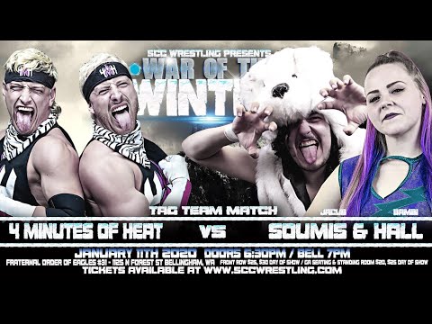 4 Minutes of Heat vs JaCub Soumis & Bambi Hall | 5CC Wrestling