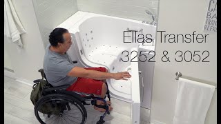 Wheelchair Accessible Transfer Walk-In Tubs in 30x52 & 32x52 Sizes | Ella’s Bubbles