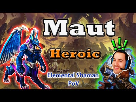 ⚡ Heroic Maut First Kill 🔥 8/8M Elemental Shaman PoV ❄️