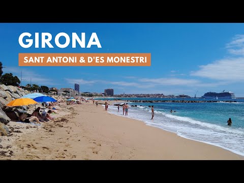 Girona Beach Walk 2023 -  Sant Antoni & D'Es Monestri / SPAIN