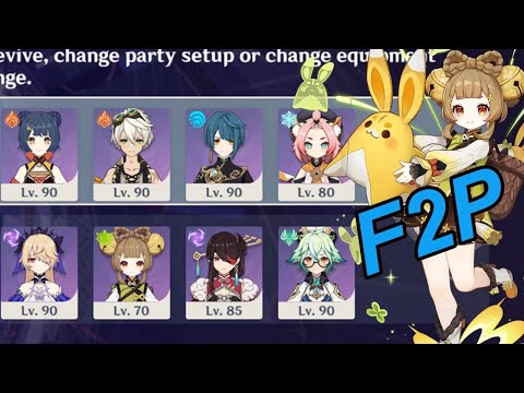 [F2P] 4 stars national & beidou + fischel aggravate 3.6 abyss floor 12 genshin impact