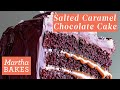 Martha Stewart S Salted Caramel 6 Layer Chocolate Cake Martha Bakes Recipes