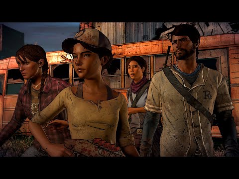 Muerte de David y Gabriel , Clementine se despide con un beso :C