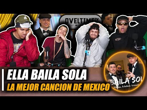 ELLA BAILA SOLA - PESO PLUMA, ESLABON 😈 (REACCIÓN) EL MEXICANO MAS VIRAL! OVELTIME TV