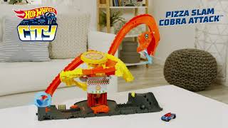Mattel Hot Wheels City Hladná kobra útočí na pizzériu
