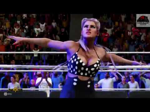 WWE 2K19 - Lacey Evans vs Kim Duggan - NXT Road Wild PPV Universe Mode !!!!