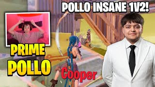 Peterbot EXCITED When Pollo 1V2 Cooper Sphinx in Duo Scrims