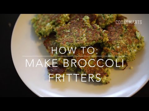 How to Make Broccoli Fritters | by @cooksmarts