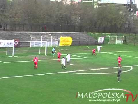 MałopolskaTV: Garbarnia - Przeboj 2:1 skrót