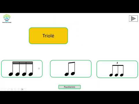 Natų ir pauzių pavadinimai (Nr. 223)