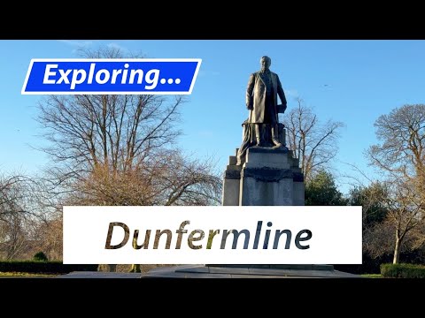 Dunfermline, Fife, Scotland, A Drive Through.