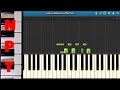 How to play Crooked Smile on piano - J Cole ft. TLC - Synthesia Tutorial