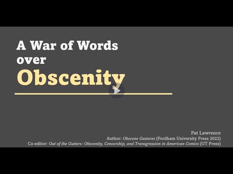 What Does Obscenity Mean?