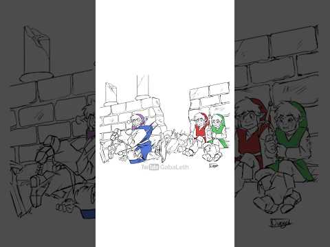 Four Links in a fight might not be the best idea