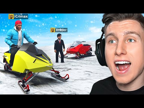 100 Tage SCHNEESTURM ÜBERLEBEN in GTA 5!