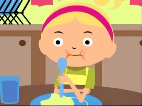 Joana come a papa (@Jardim de Infância 5)