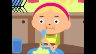 Joana come a papa (@Jardim de Infância 5)