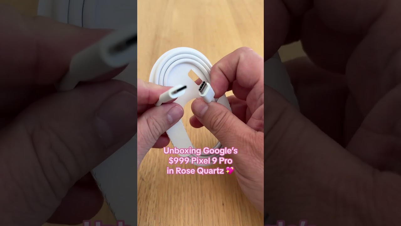 Unboxing the Google Pixel 9 Pro in Rose Quartz 🌷