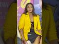 Actress Kamakshi Bhaskarla Entry At Laila Movie Trailer Launch Event In Hyderabad Vishwak Sen
