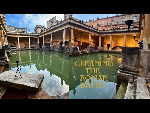 Cleaning the Roman Baths