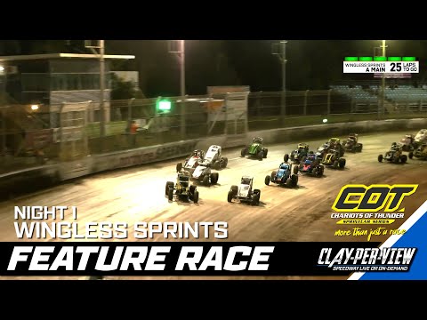 Wingless Sprints | Chariots of Thunder - Darwin - 11th Sep 2025 | Clay-Per-View