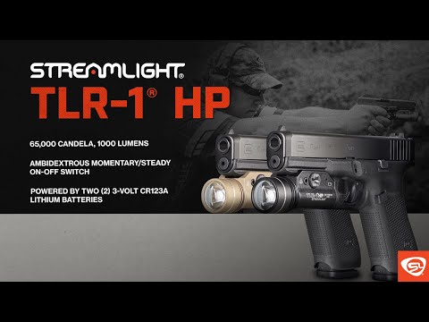 Streamlight® TLR-1® HP: High-Candela, Rail-Mounted Strobing Tactical Light
