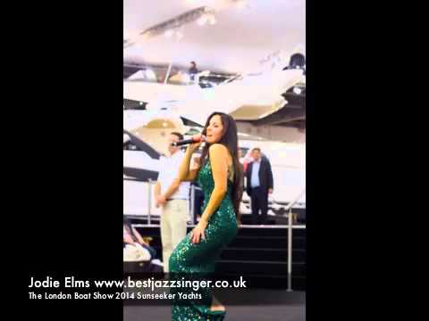 Jodie  - singing for Sunseeker yachts at The London Boat Show 2014