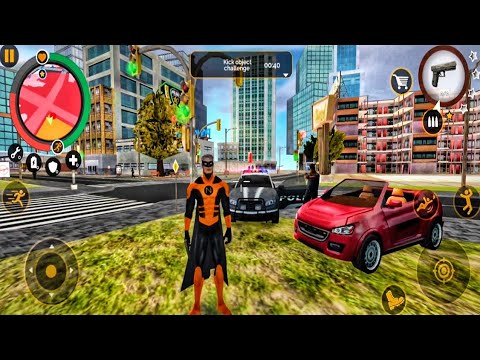 Naxeex Superhero Simulator | Driving Car And Escape From Cops-Android Gameplay