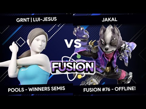 Fusion #76 - GRNT Lui-Jesus (Wii Fit Trainer) vs Jakal (Wolf) - Pools - Winners Semis