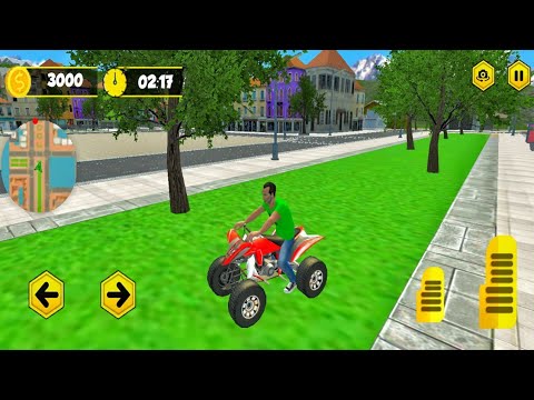ATV Bike Taxi Driver Sim 2021| Atv Bike driving gameplay| Android Gameplay