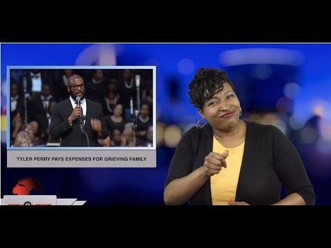 Tyler Perry pays expenses for grieving family (ASL - 3.20.19)