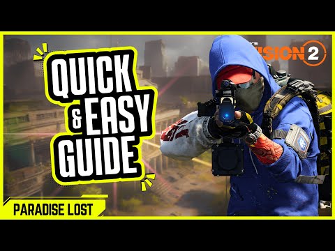 QUICK & EASY INCURSION GUIDE - PARADISE LOST (The Division 2)