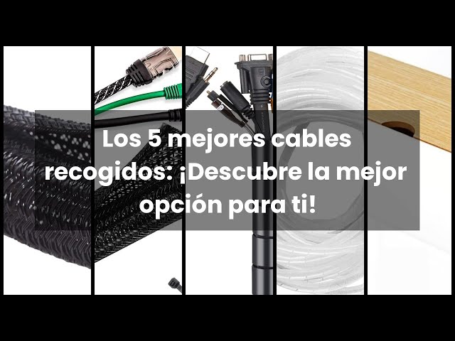 Vídeo relacionado con Alex Tech 13mm-3.1m Manguito de Cable Auto-Cierre Recoge Cables Cubre Cables Organizador Cables Funda Cables para Computadora PC Automotriz - Negro