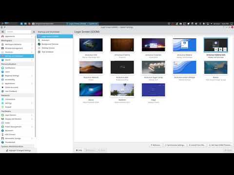 ArcoLinux : 2180 How to change the background of a Sddm theme in Plasma