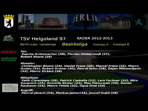 TSV Helgoland 97 Kader 2012-2013 Bezirksliga 3. Abteilung