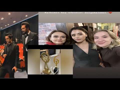 Halil and Sıla sat next to each other in the award ceremony!