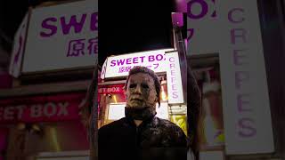 若者の聖地・原宿を歩き悲鳴を上げられるブギーマンでした #ハロウィン #ホラー映画 #映画 #fyp #fypシ #ハロウィンTHEEND 4/14(金)公開