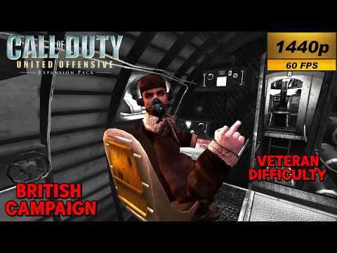 CoD United Offensive (2004): Walkthrough - Veteran - Part 2 - British Campaign (PC)