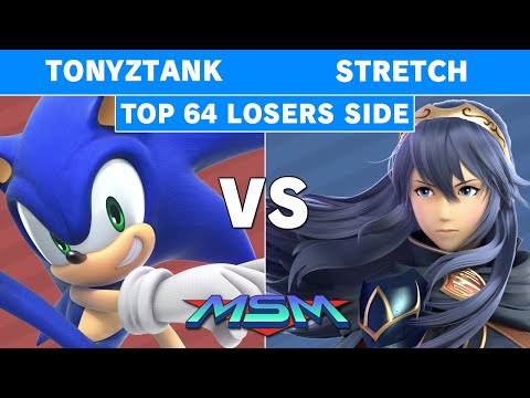 MSM Online 28 - TonyZTank (Sonic) Vs. Stretch (Lucina) Top 64 Losers Side - Smash Ultimate
