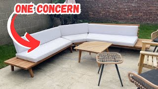 Outdoor Patio MUST! Review of Christopher Knight V-shaped Sectional