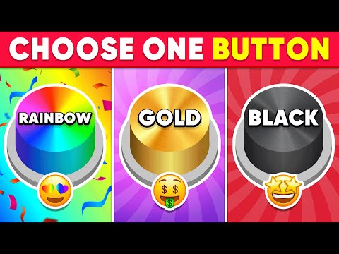 Choose One Button! Rainbow, Gold or Black Edition ????⭐️???? Quiz Shiba