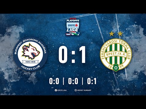 Gólösszefoglaló EL 217 - Budapest Jégkorong Akadémia HC - FTC-Telekom 0-1 20230305