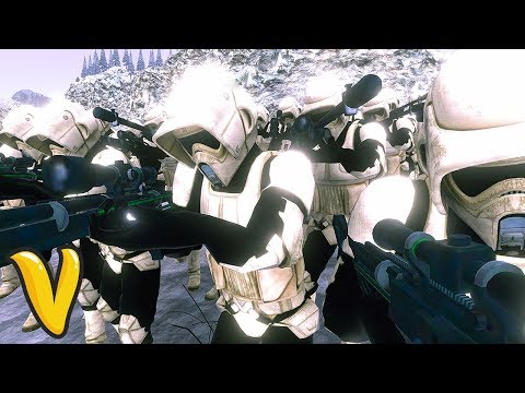 5000 STORM & SCOUT TROOPERS VS 4000 COMBINE SOLDIERS! UBES Mods Gameplay!