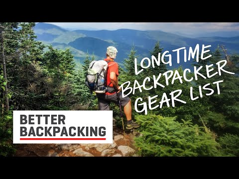 Longtime Backpacker Gear List | Porter Laclair
