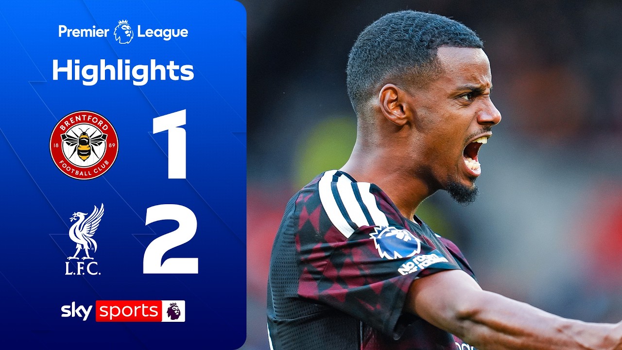 Isak scores winner as Reds beat 10-man Bees! | Brentford 1-2 Liverpool | Premier League Highlights